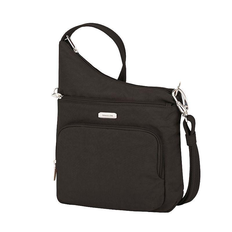 Travelon Anti-Theft Essentials North/South Crossbody Bag, Grey Product Image