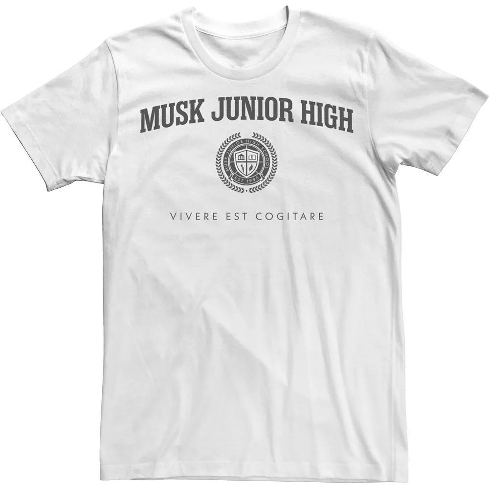 Men's Star Trek Discovery Musk Junior High Badge White Logo Tee, Size: Medium Product Image