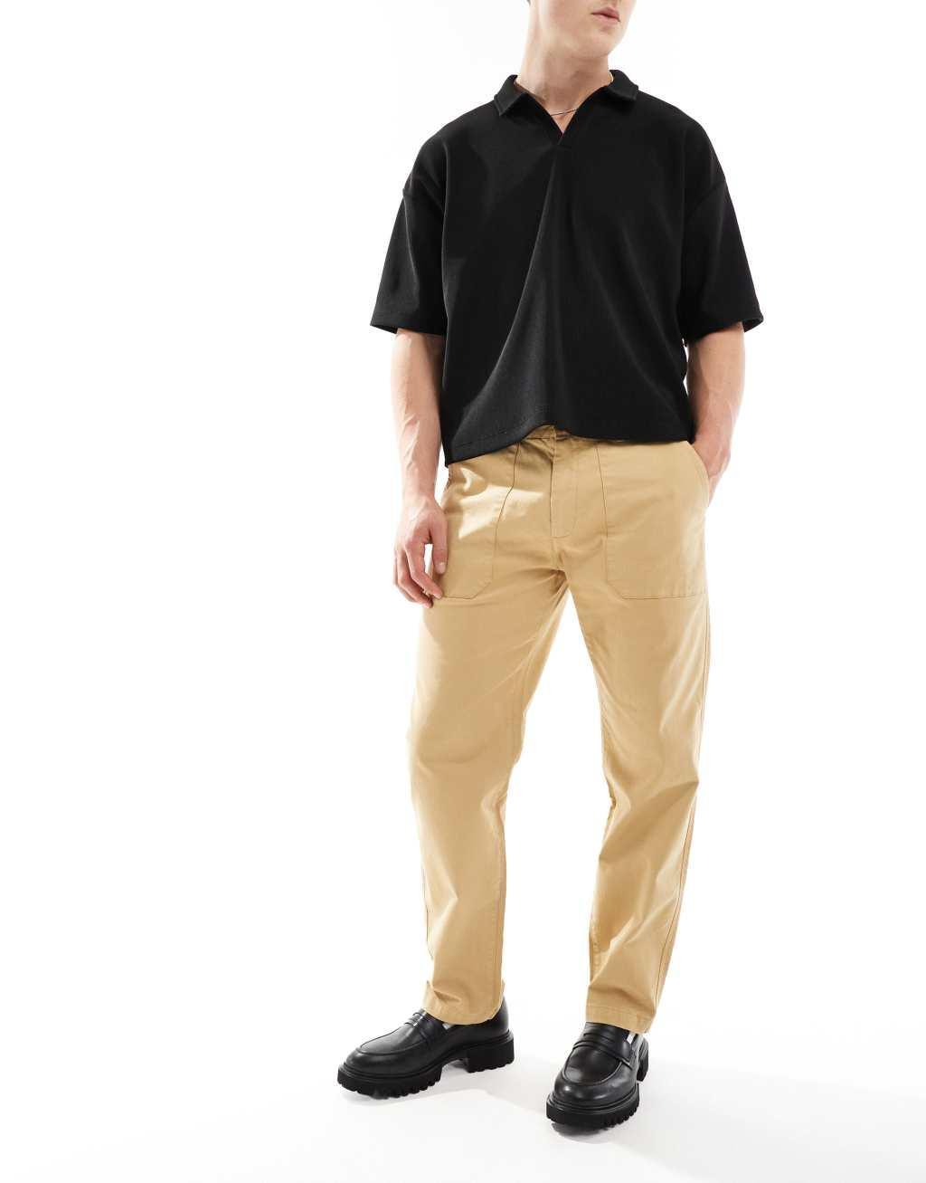 Scalpers metro pants in camel - tan Product Image