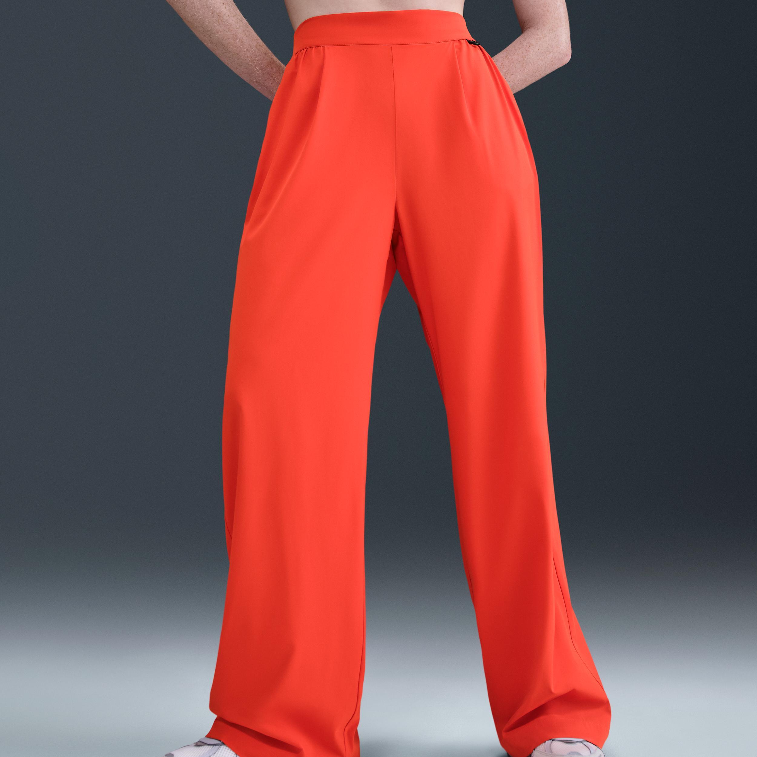 Nike Womens 24.7 PerfectStretch Dri-FIT High-Waisted Loose Wide-Leg Pants | HM8389-633 Product Image