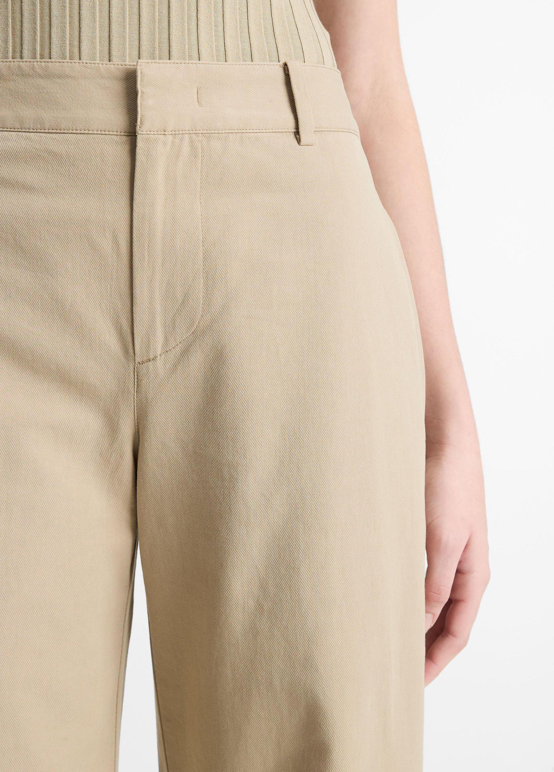 Cotton Low-Rise Wide-Leg Pant Product Image