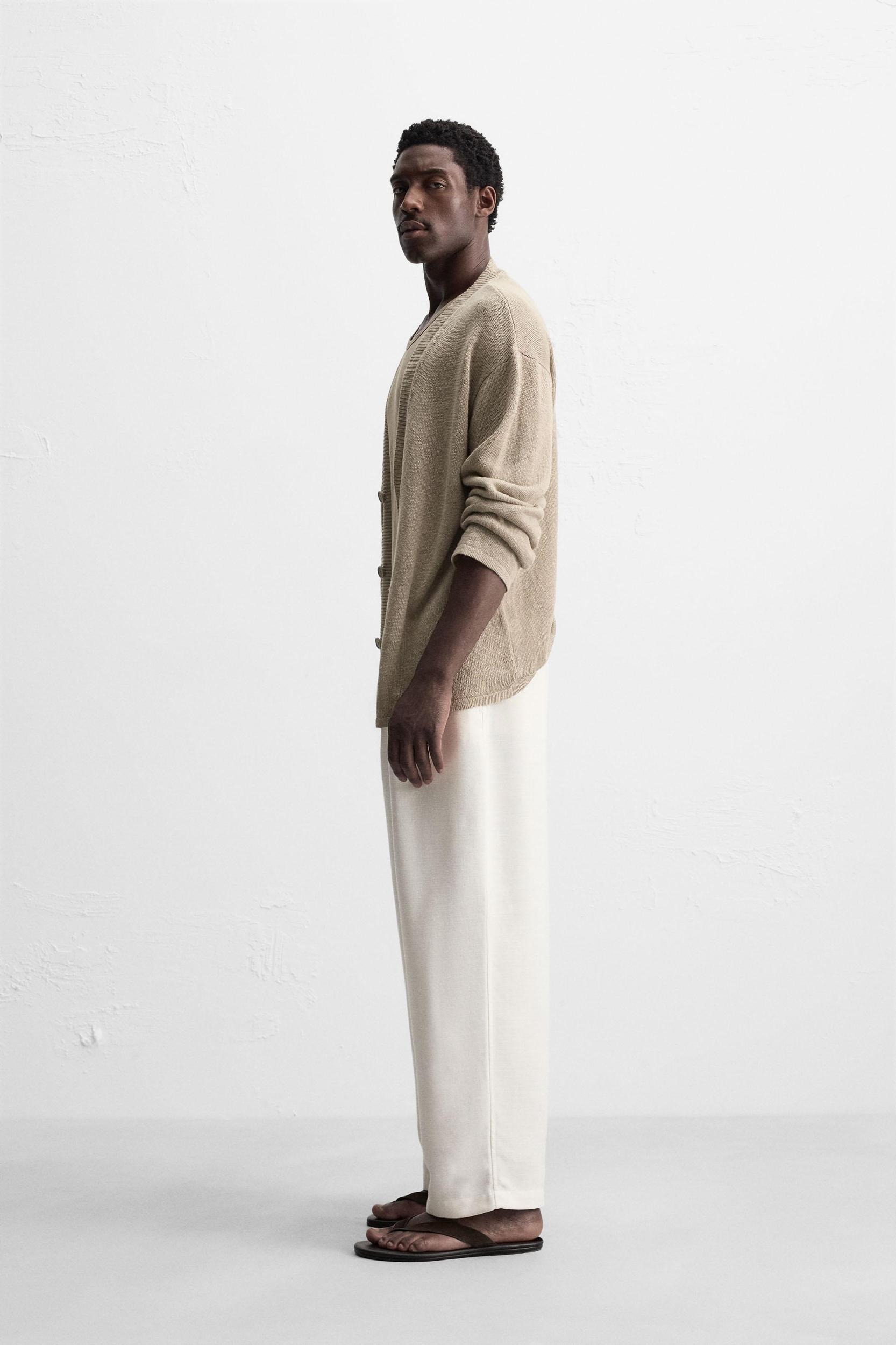 PLEATED RELAXED FIT PANTS Product Image