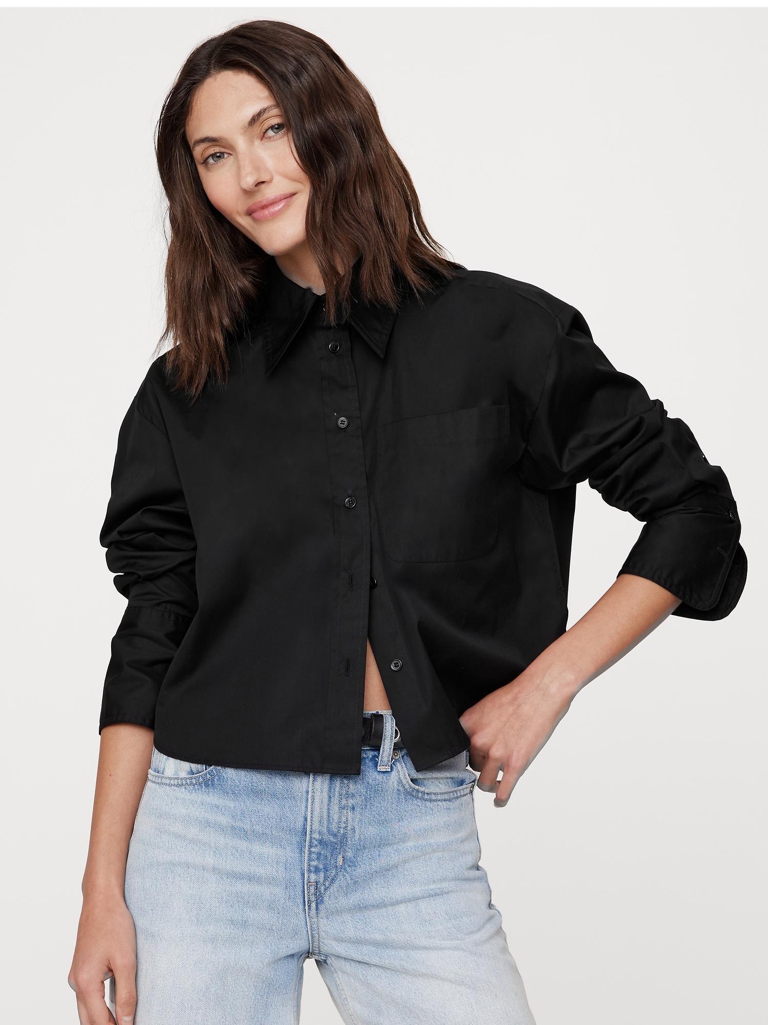 The Boxy Crop Shirt Product Image