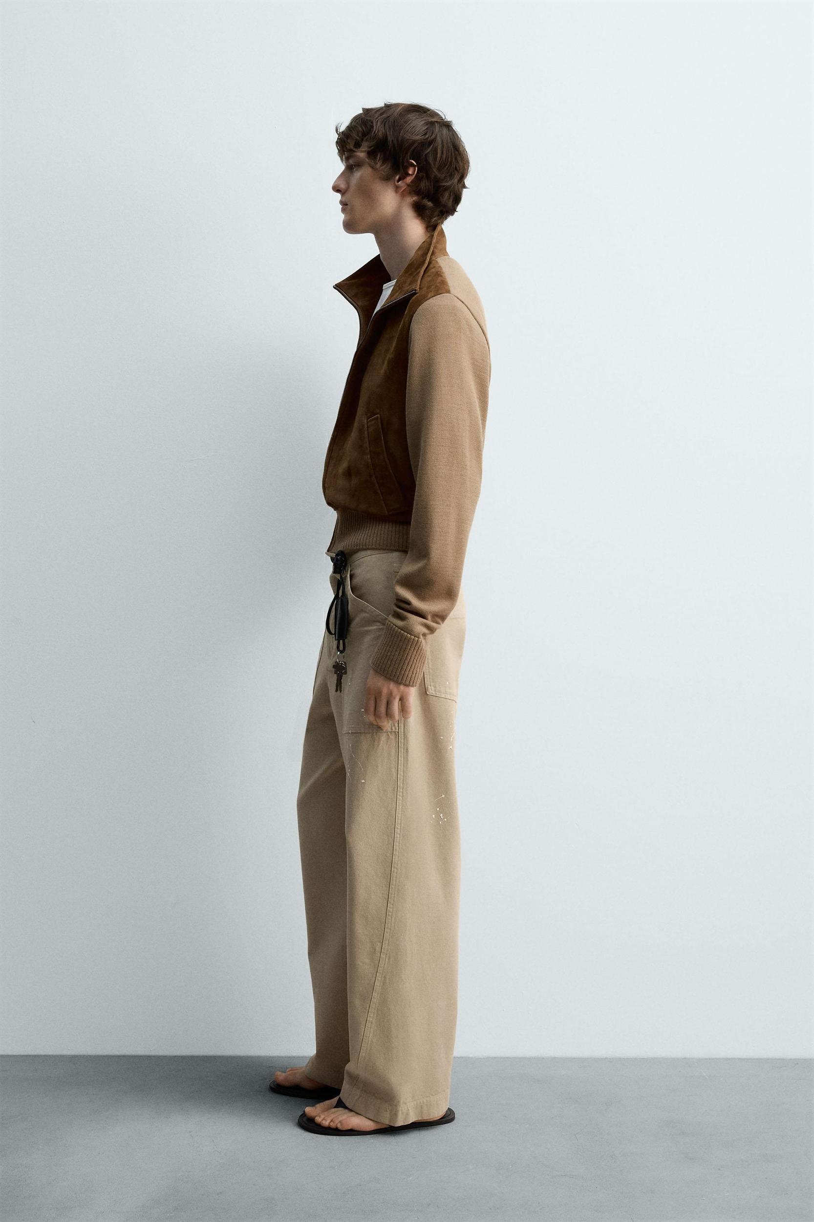 LIMITED EDITION COMBINATION LEATHER JACKET Product Image