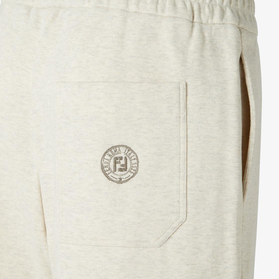 BermudasLight gray cotton shorts Product Image