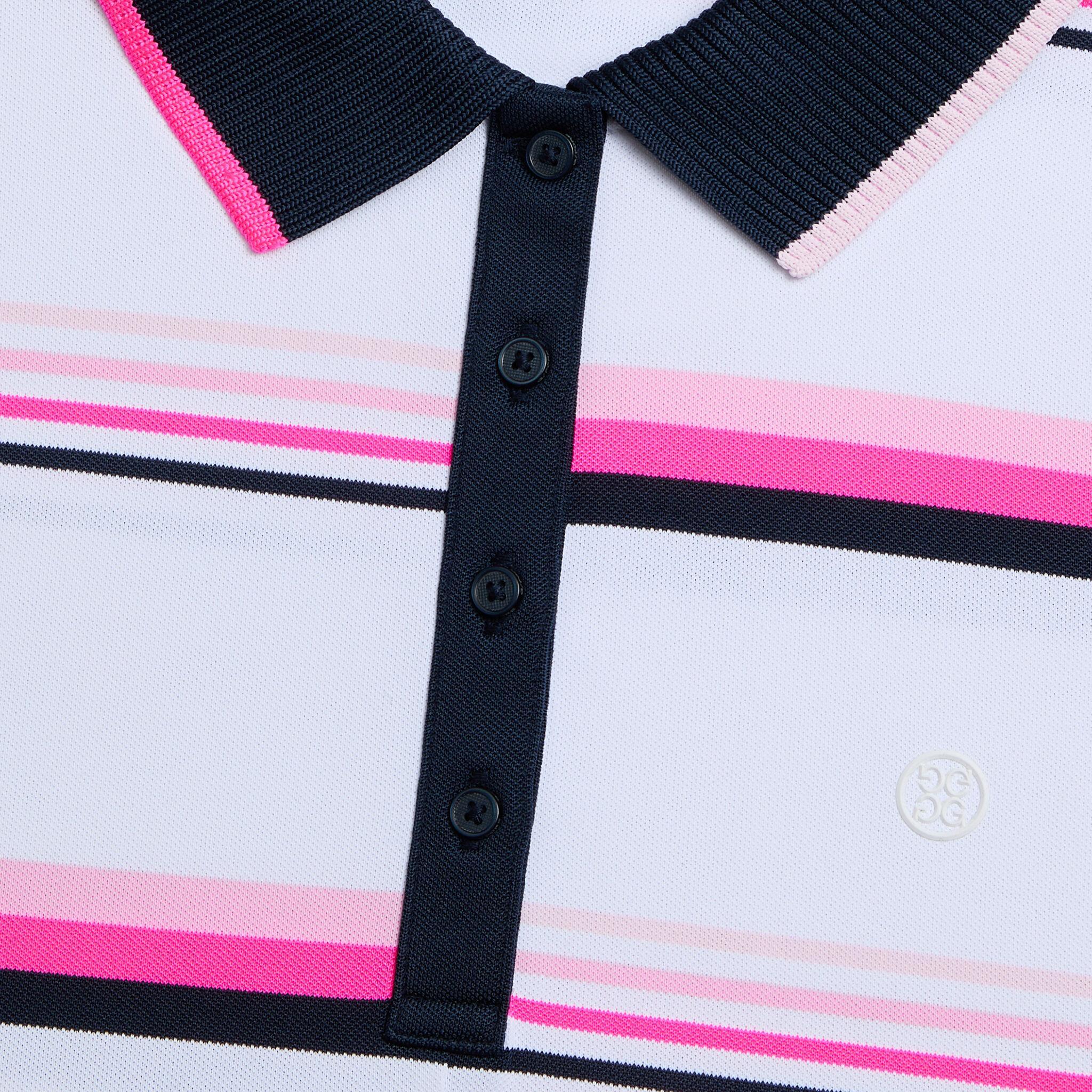 TECH PIQUÉ ENGINEERED STRIPE PERFORMANCE POLO Product Image