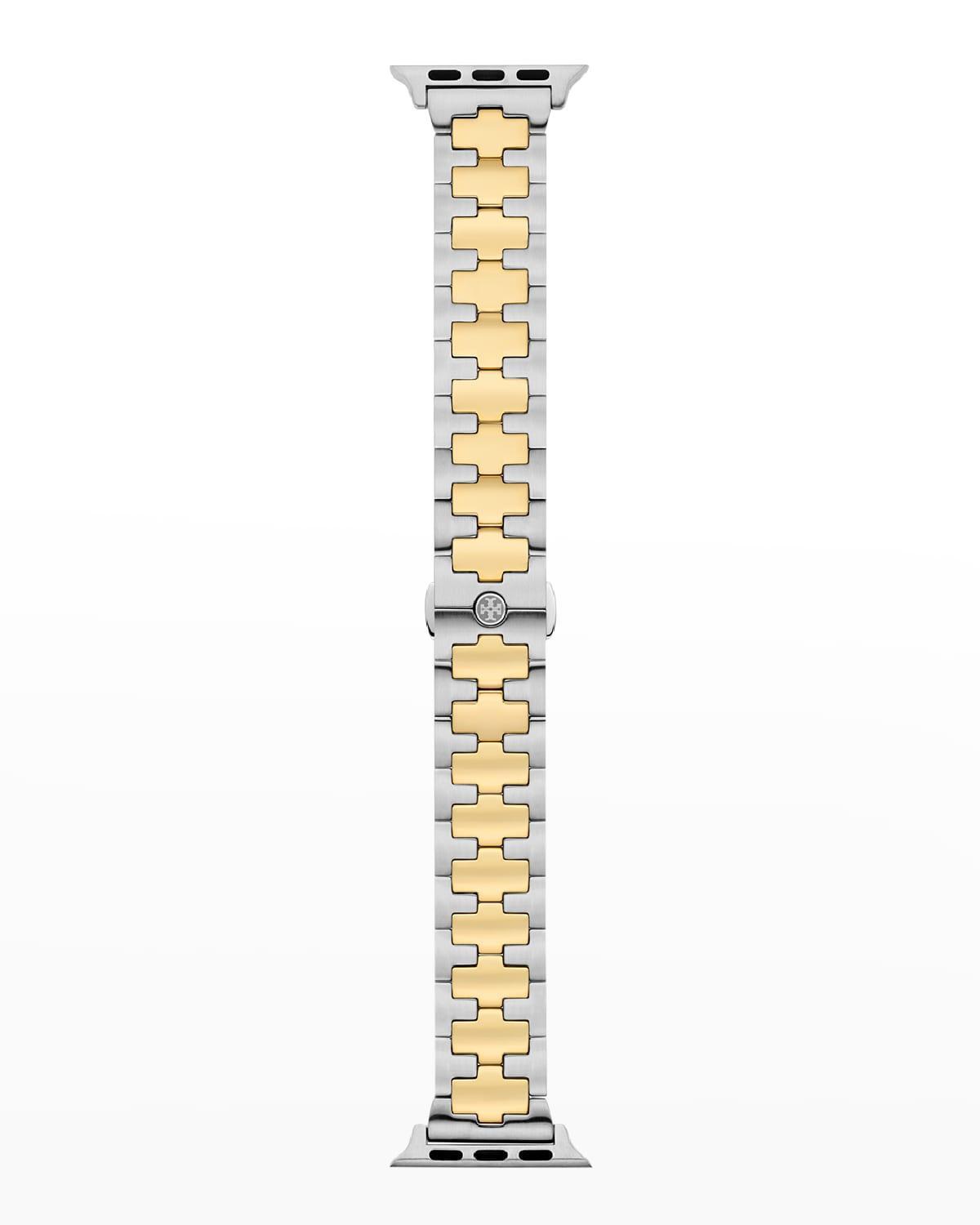 Tory Burch Apple Watch Reva Two Tone Stainless Steel Bracelet, 38mm/40mm Product Image