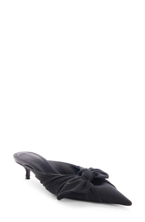 Maysale Velvet Buckle Mule Pumps Product Image