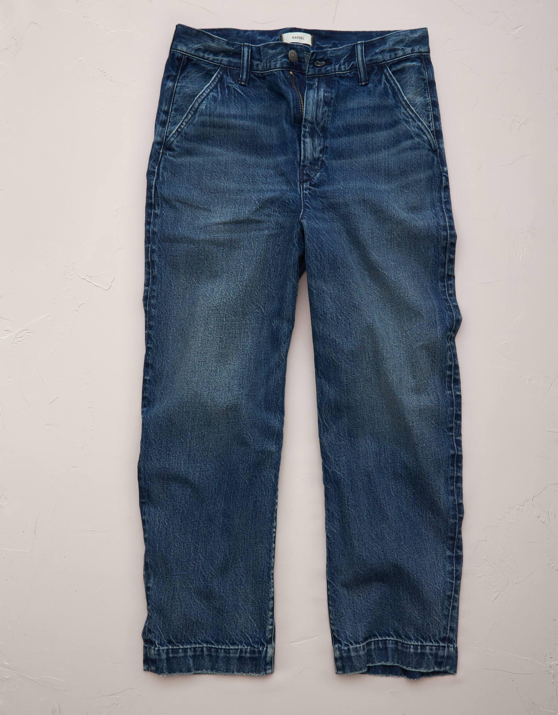AE77 Premium Barrel Jean Product Image