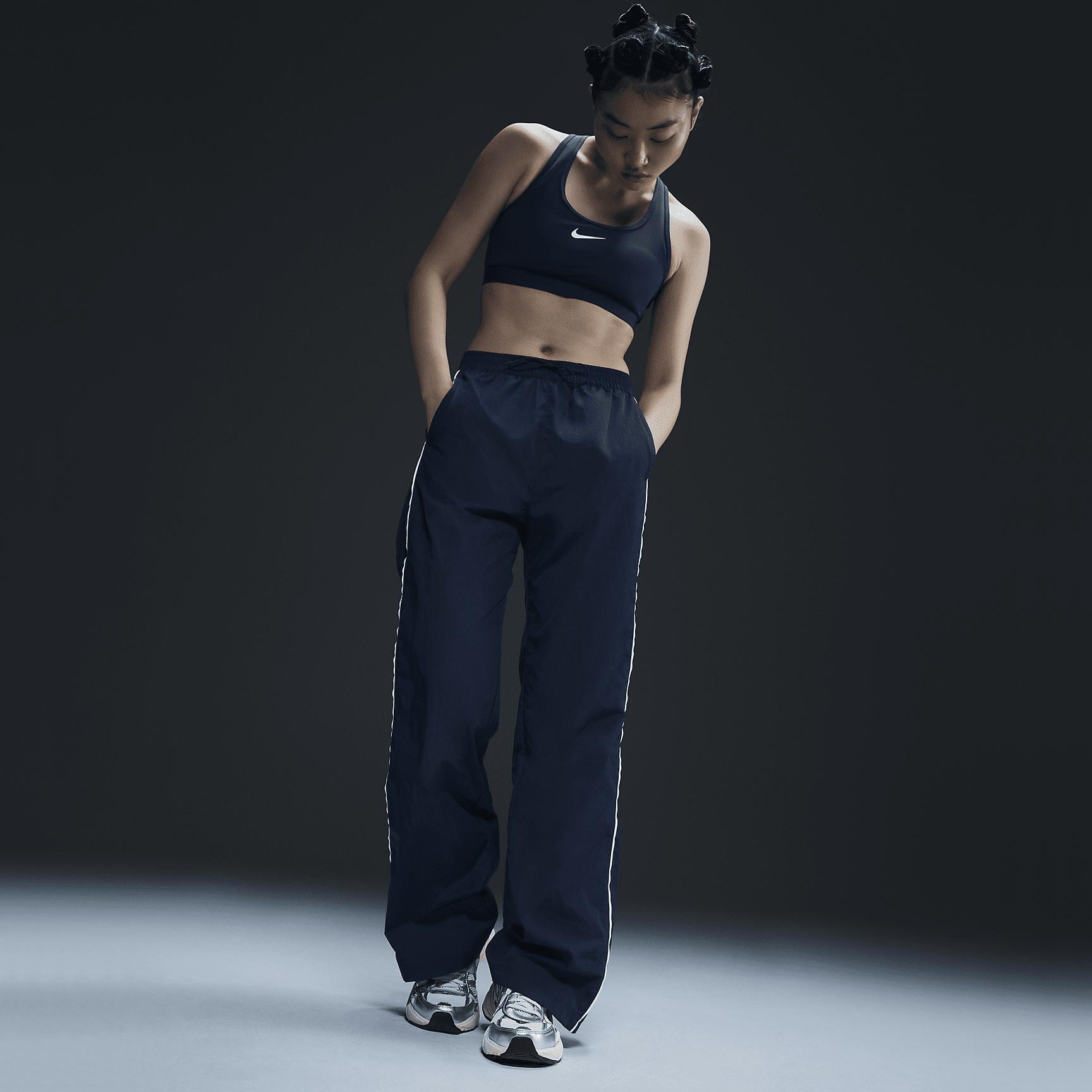 Nike Windrunner Women's High-Waisted Woven Open-Hem Pants Product Image