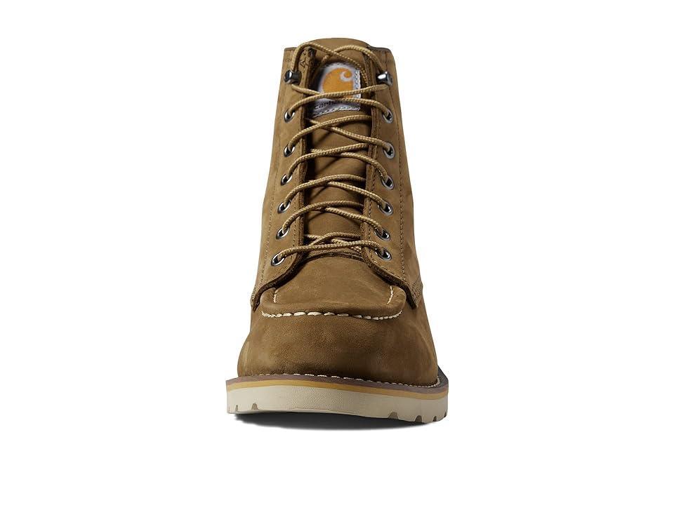 Carhartt 6 Moc Soft Toe Wedge Boot (Coyote Nubuck) Men's Work Boots Product Image