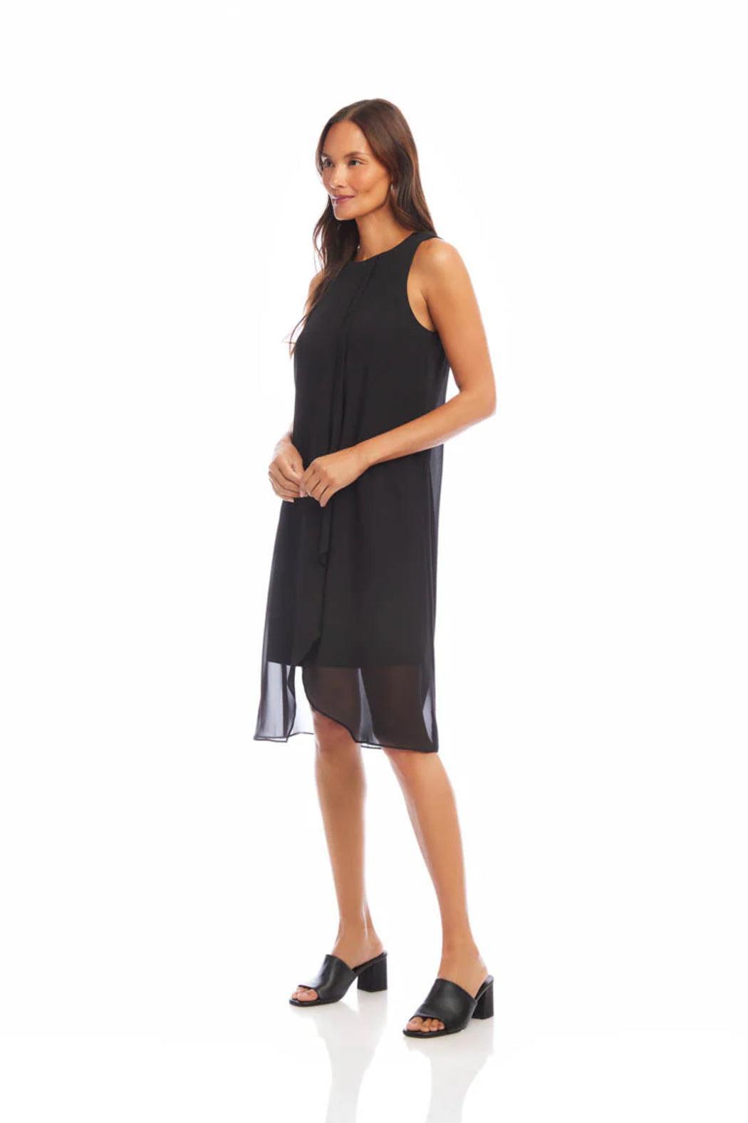 Draped Crossover Dress Product Image