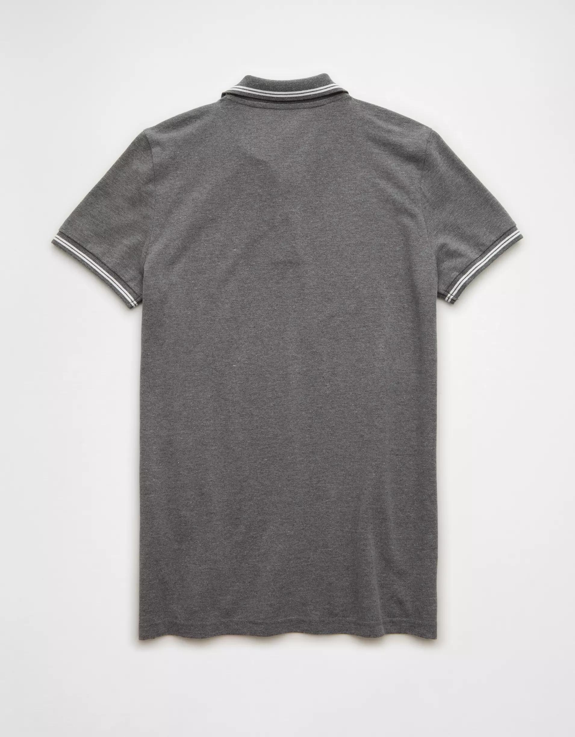 AE Lived-In Slim Fit Pique Polo Shirt Product Image