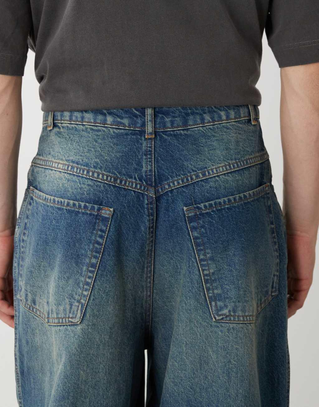 COLLUSION X004 balloon jeans in greencast Product Image