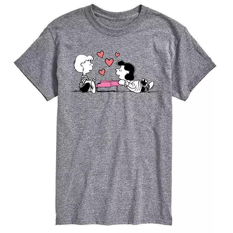 Big & Tall Peanuts Lucy Valentine Tee, Mens Product Image