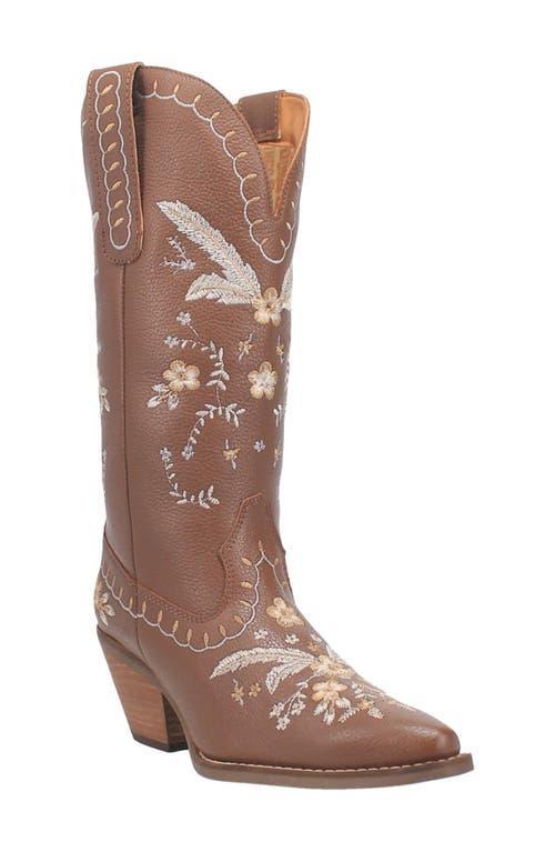 Dingo Full Bloom Floral Embroidered Leather Western Tall Boots Product Image