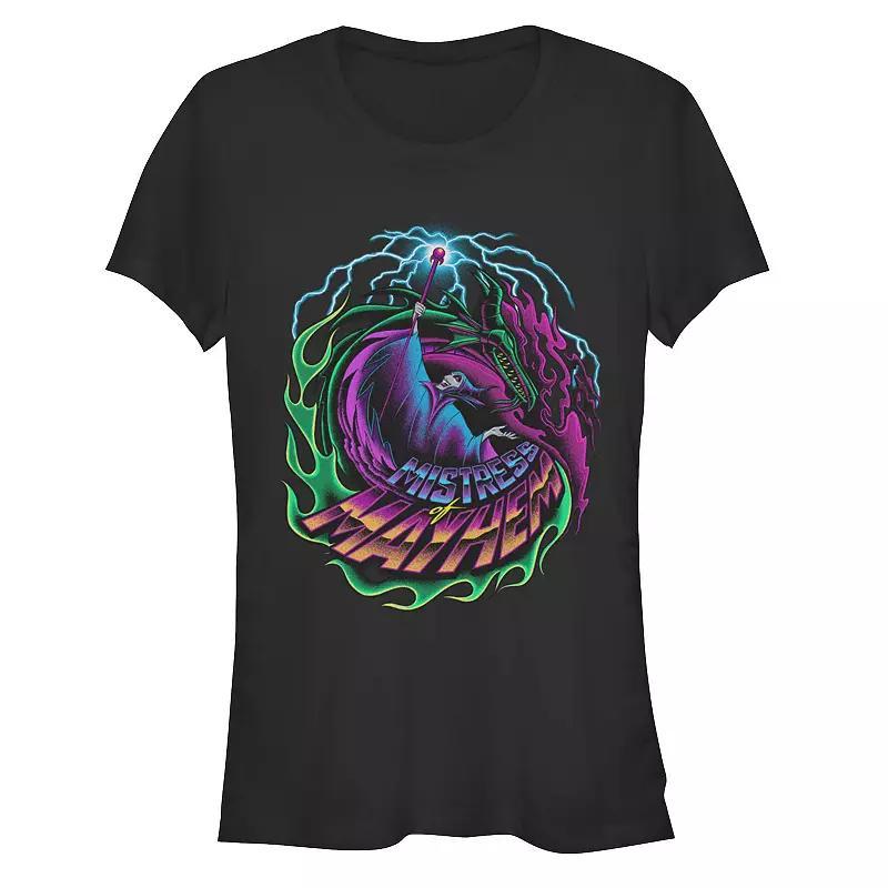 Disneys Sleeping Beauty Maleficent Womens Mistress Of Mayhem Tee, Girls Product Image