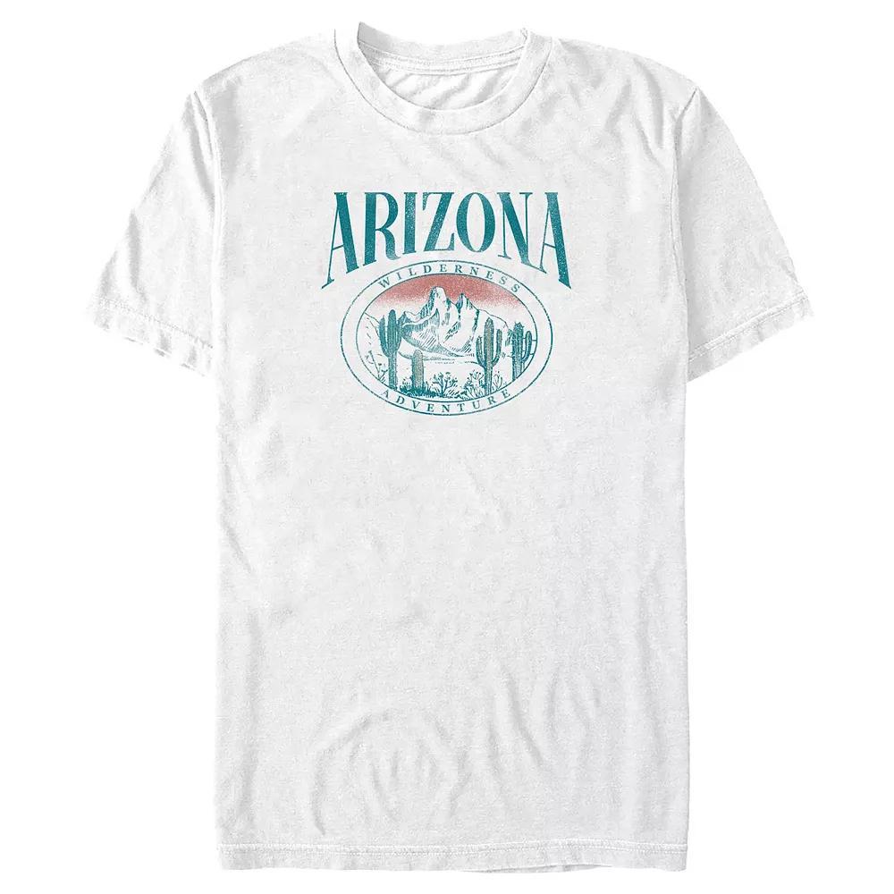 Big & Tall Arizona Wilderness Adventure Graphic Tee, Men's, Size: 3XL Tall, White Product Image