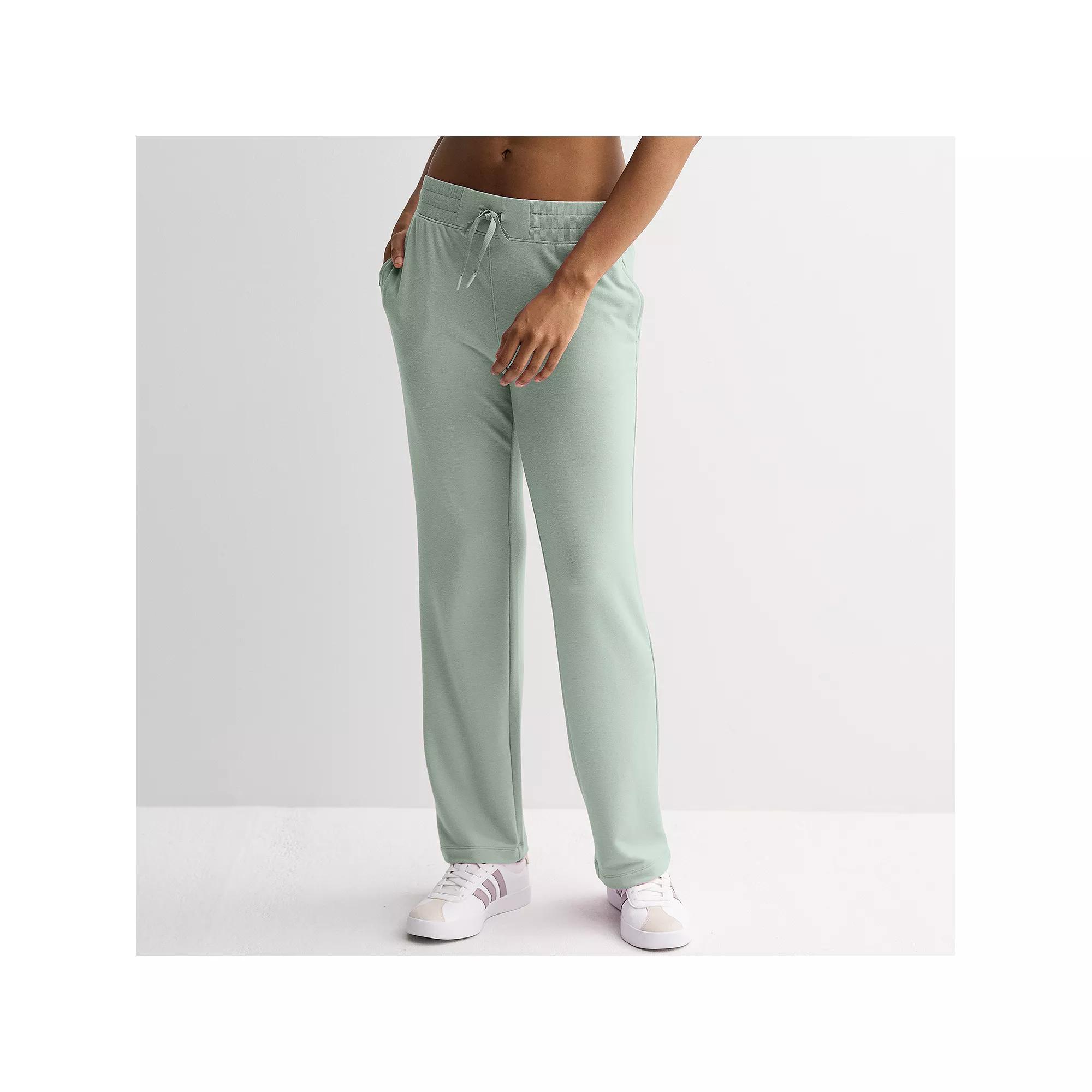 Petite Tek Gear® French Terry Open Hem Pants, Women's,  Product Image