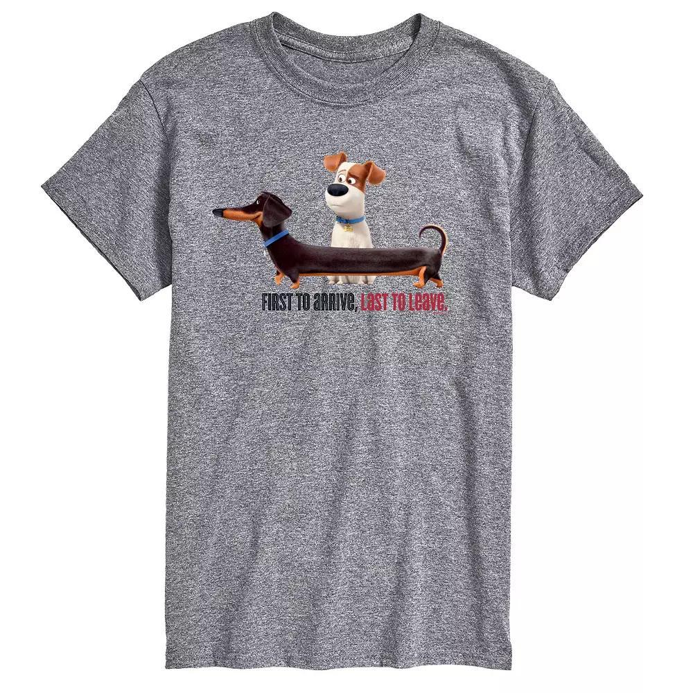 Big & Tall The Secret Life of Pets First To Arrive Dachshund Graphic Tee, Men's,  Product Image