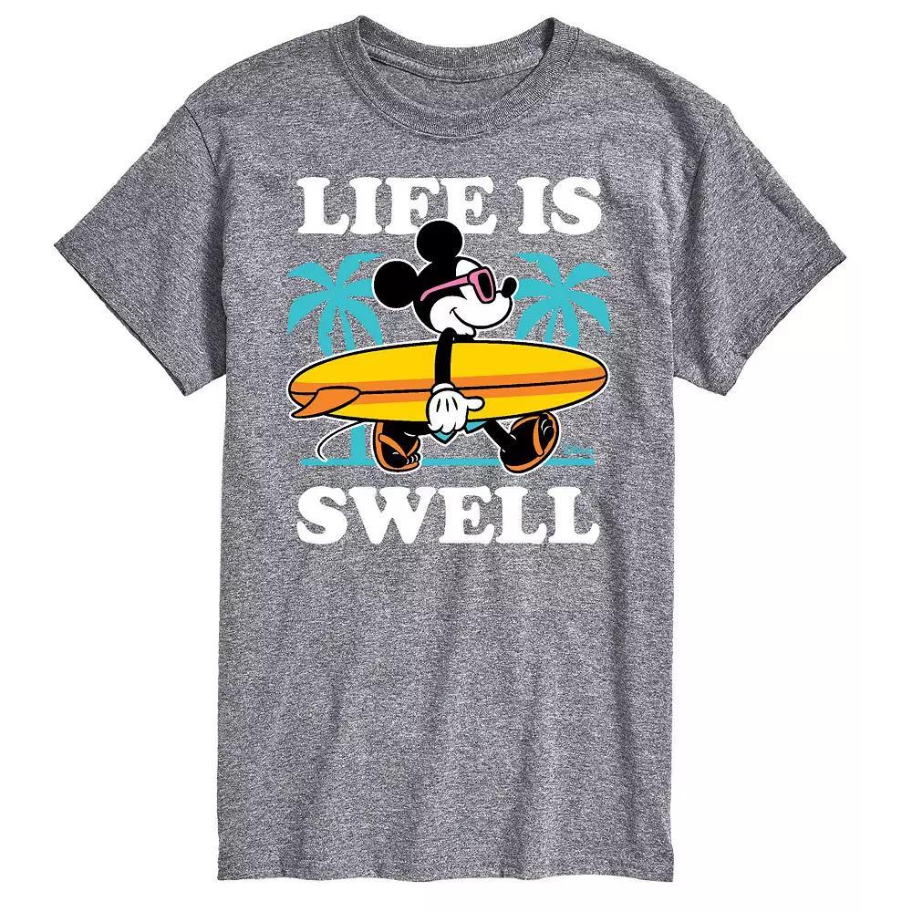 Disney's Mickey Mouse Big & Tall Life Is Swell Graphic Tee, Men's,  Product Image