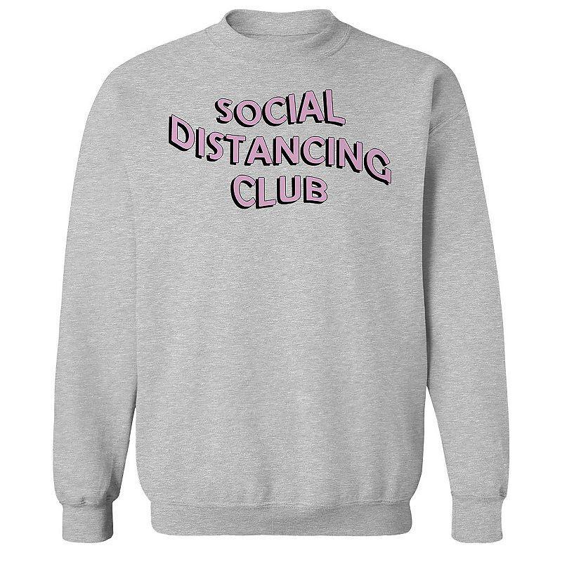 Mens Social Distancing Club Graphic Fleece Product Image