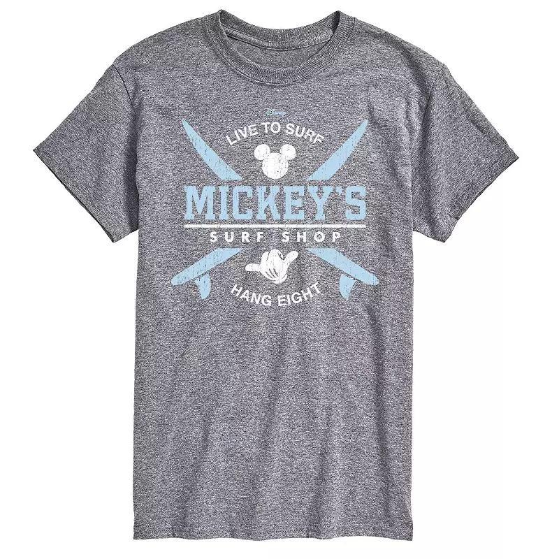 Disney's Mickey Mouse Big & Tall Surf Shop Graphic Tee, Men's,  Product Image