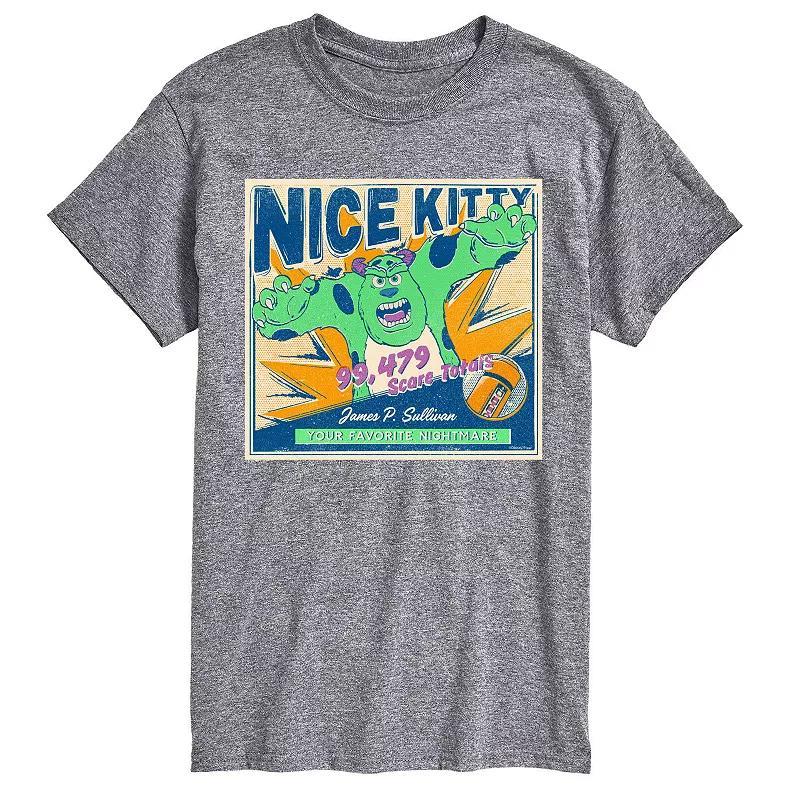 Disney's Monsters Inc. Big & Tall Nice Kitty Graphic Tee, Men's, Size: XL Tall, Black Product Image