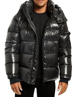 Mens Glacier Hooded Down Coat Product Image