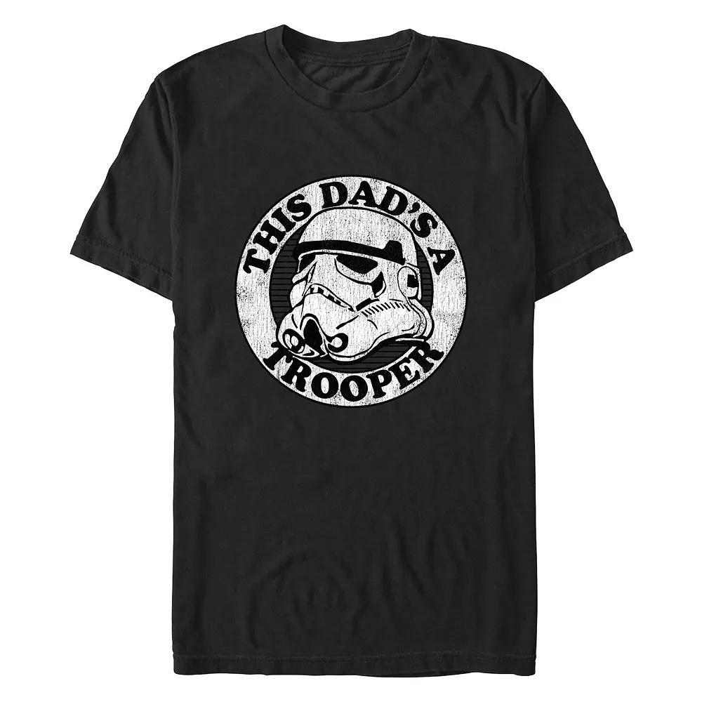 Men's Star Wars This Dad's A Trooper Graphic Tee, Size: XXL, Black Product Image