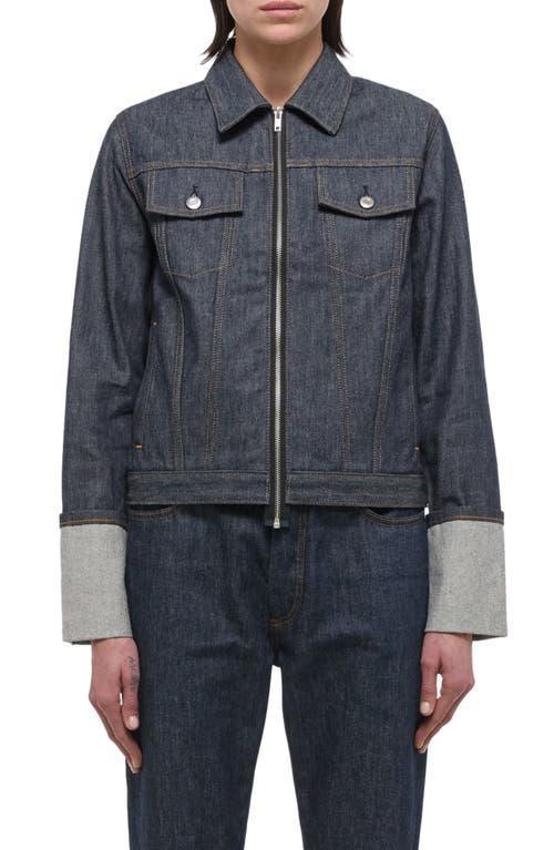 Helmut Lang Zippered Cuffed Trucker Jacket Product Image