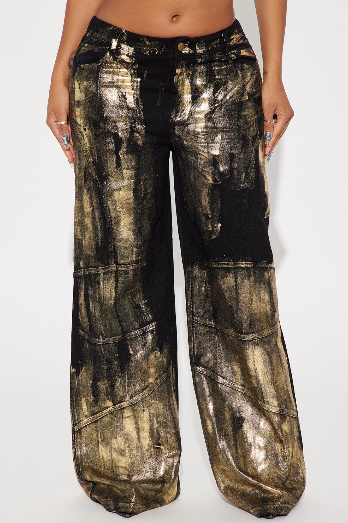 Midas Touch Wide Leg Pant - Black Product Image