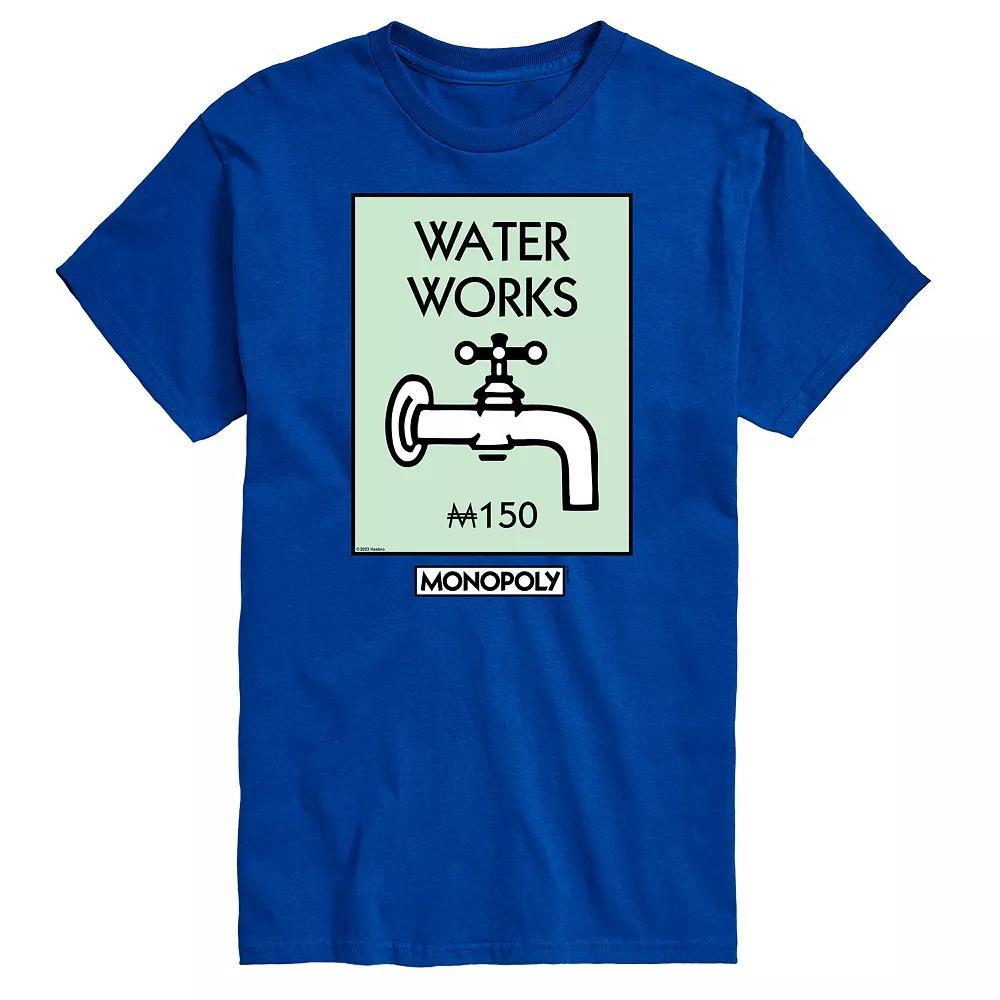 Men's Monopoly Waterworks Graphic Tee, Size: XL, Blue Product Image