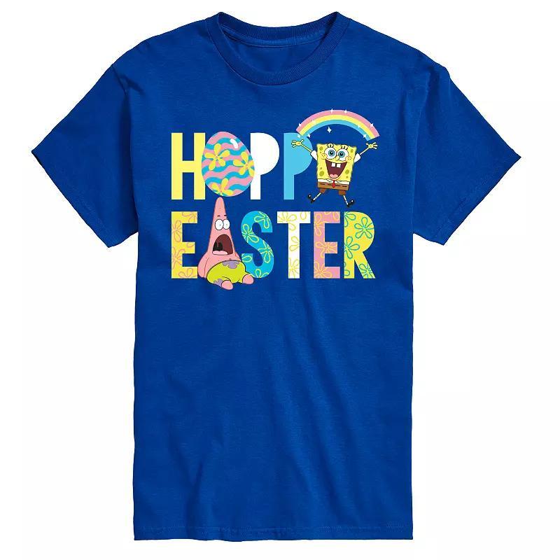 Big & Tall Nickelodeon Spongebob Squarepants Hoppy Easter Icons Graphic Tee, Mens Product Image