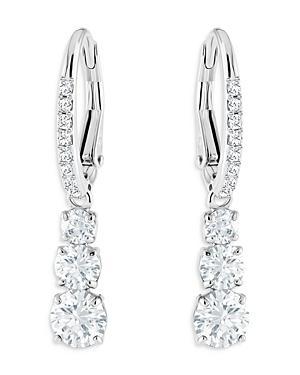 Swarovski Attract Trilogy Round Crystal Drop Earrings Product Image