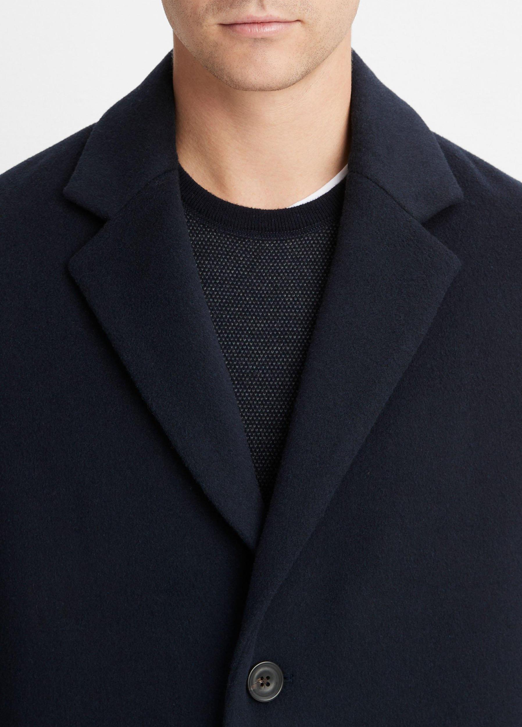 Classic Italian Wool-Blend Coat Product Image