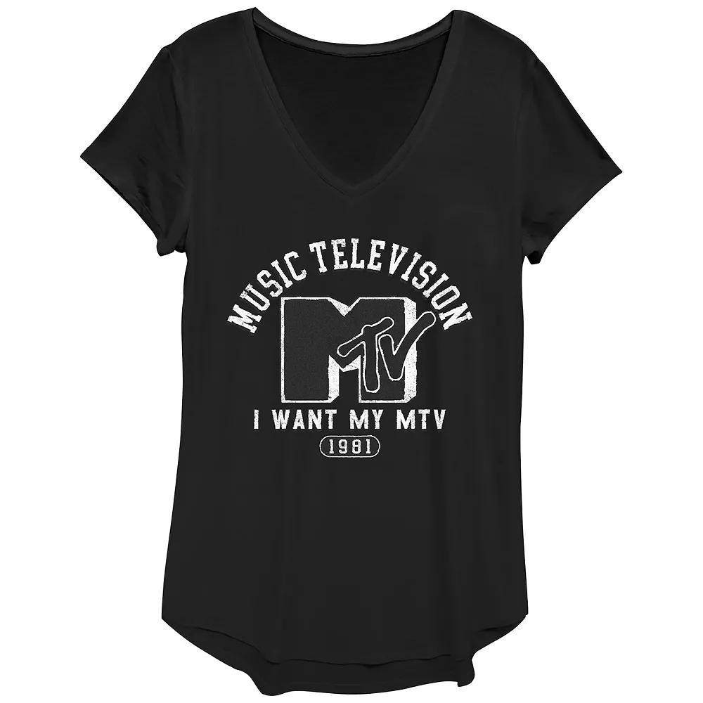 Women's MTV Music College Redux Graphic Tee, Girl's,  Product Image