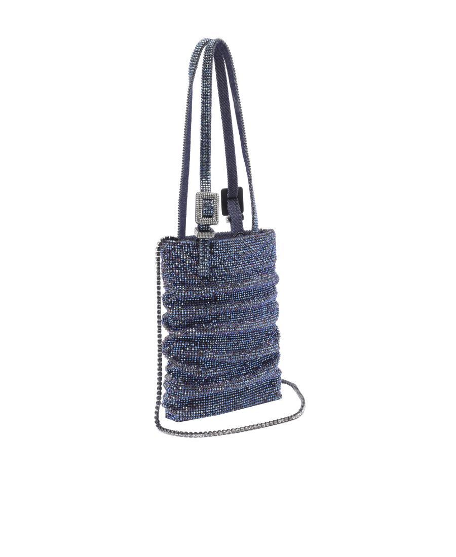 BENEDETTA BRUZZICHES Top Handle Shoulder Bag In Blue Product Image