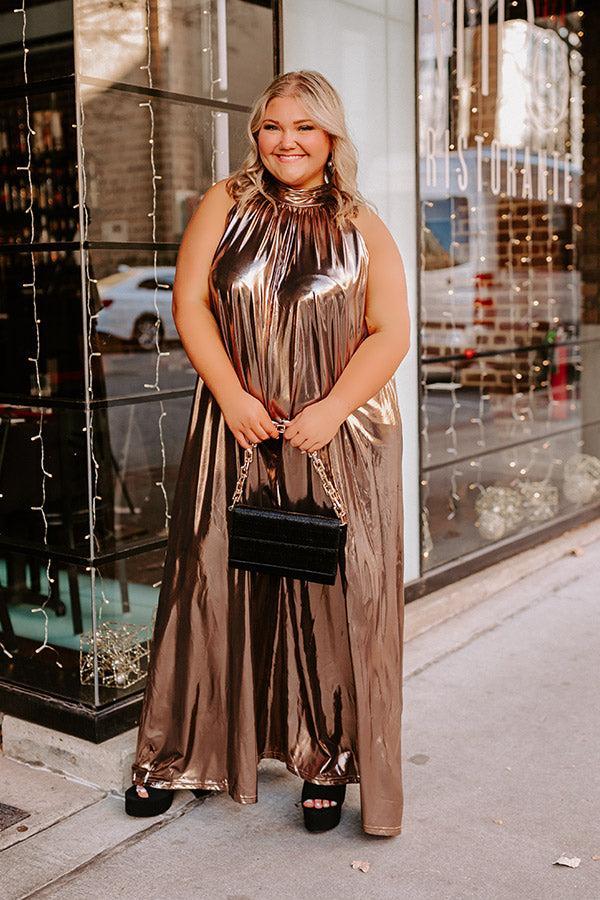 Amazing Views Metallic Jumpsuit Curves Product Image