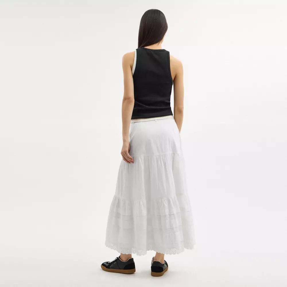 Tiered Maxi Skirt Product Image