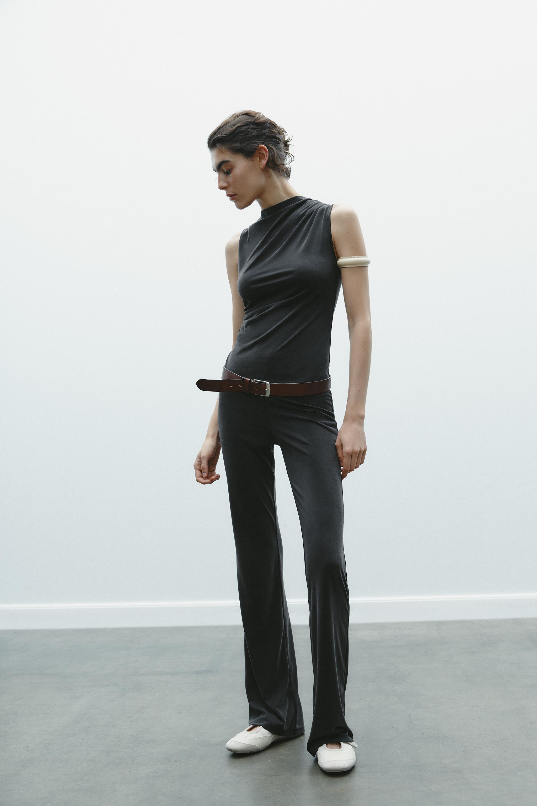 FLOWY FLARED PANTS Product Image