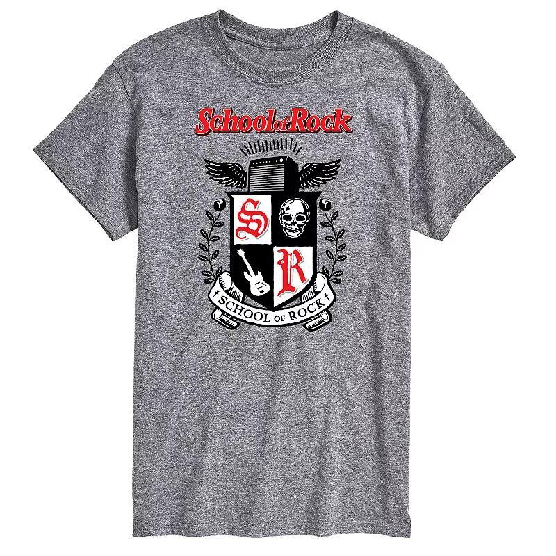 Big & Tall School of Rock Crest Graphic Tee, Mens Product Image