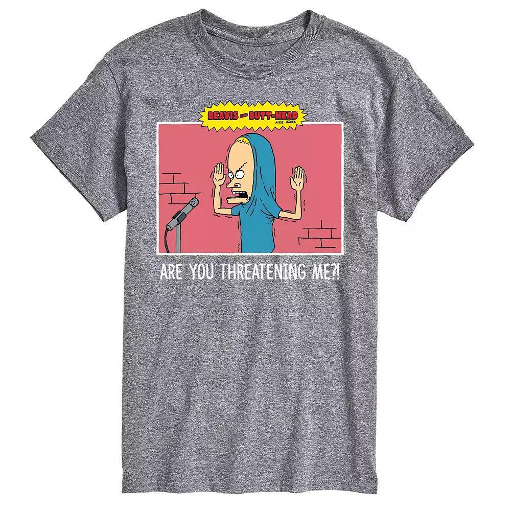 Men's Beavis And Butthead Threatening Me Tee,  Product Image