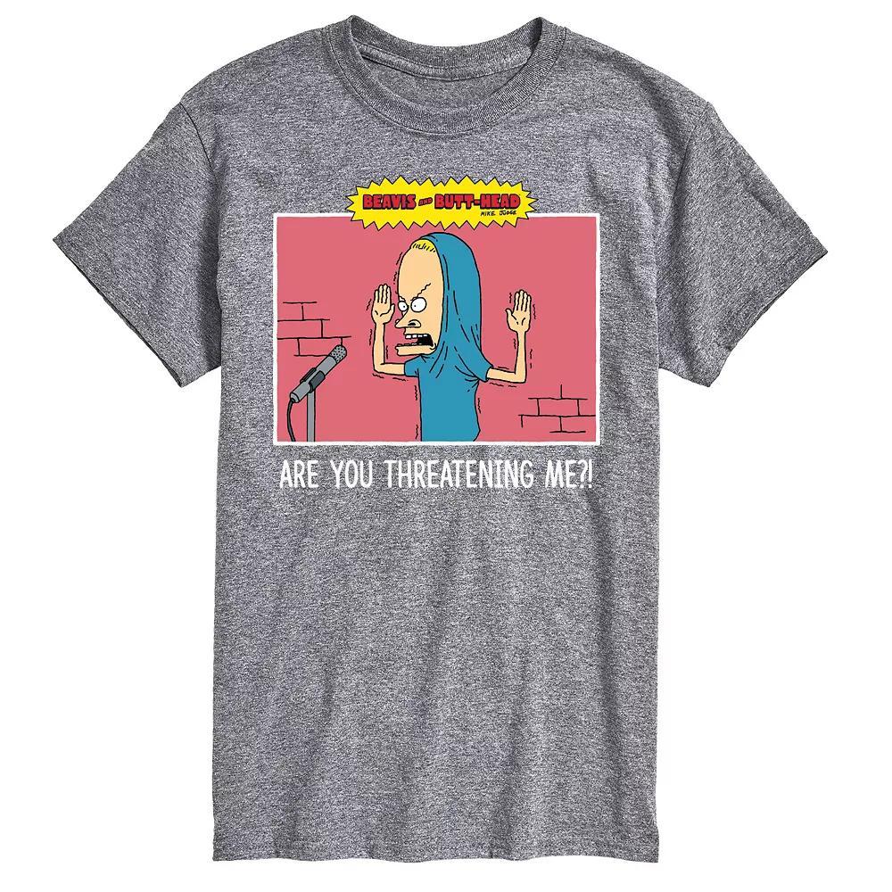 Men's Beavis And Butthead Threatening Me Tee,  Product Image