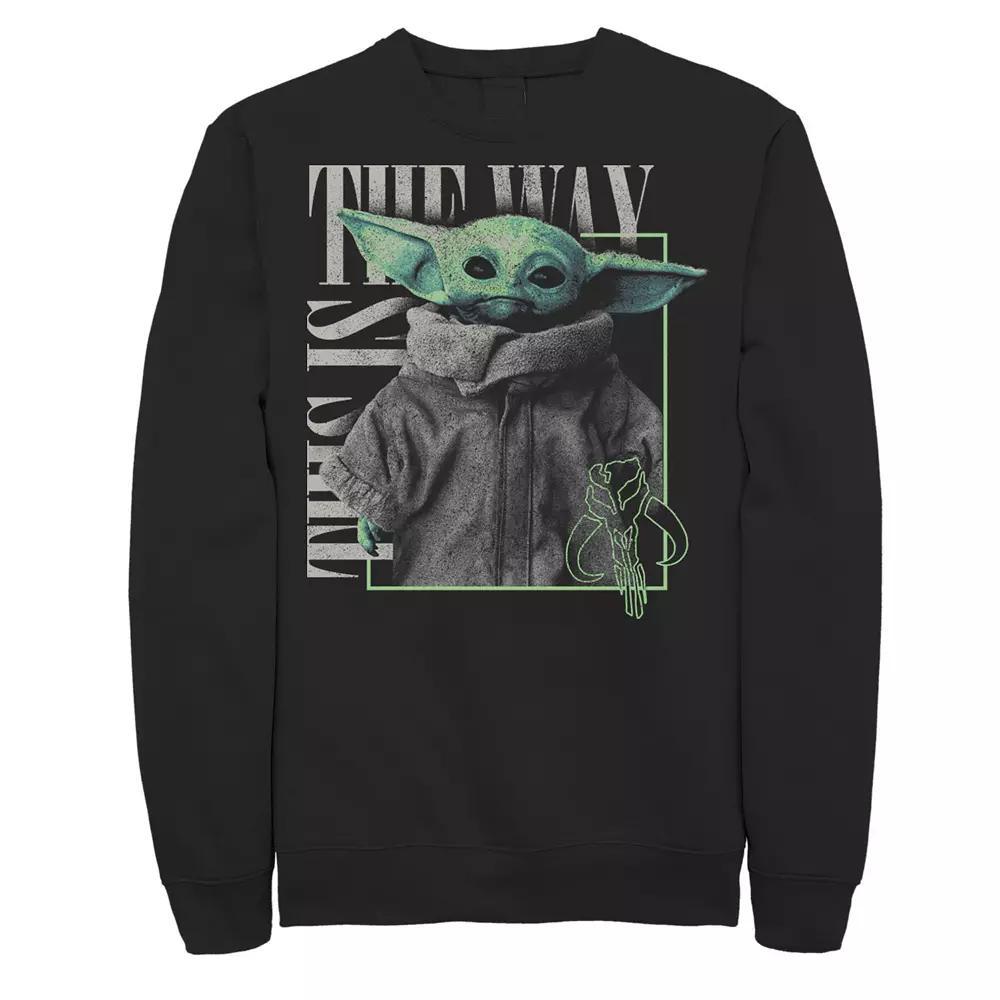 Men's Star Wars The Child The Way Poster Sweatshirt,  Product Image