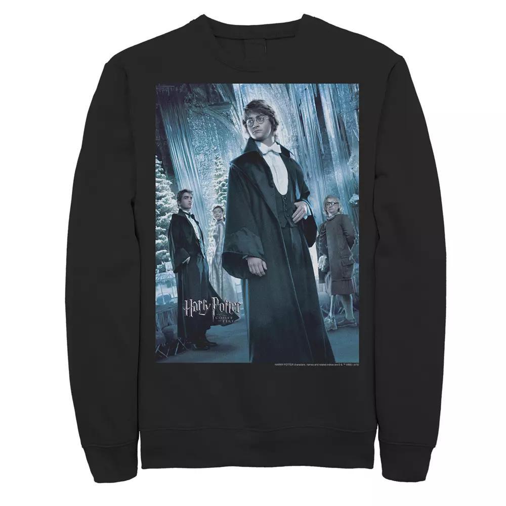 Men's Harry Potter Goblet Of Fire Yule Ball Character Poster Fleece Graphic Pullover,  Product Image