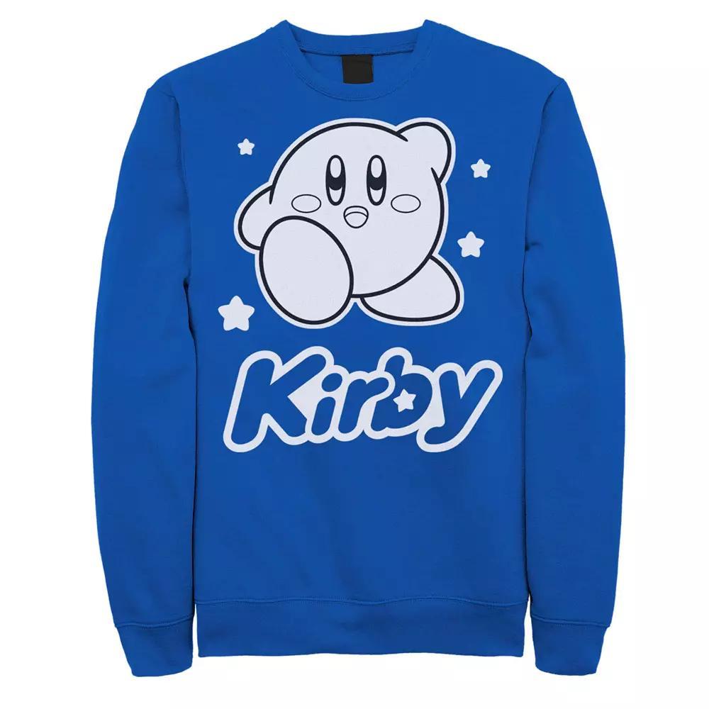 Men's Nintendo Kirby Monochrome Style Fleece,  Product Image
