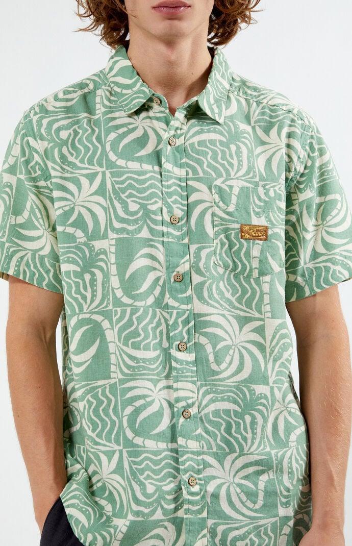 RVCA Mens Exotica Camp Shirt Product Image