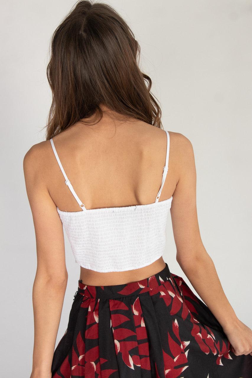 Tie Front Bustier Top Product Image