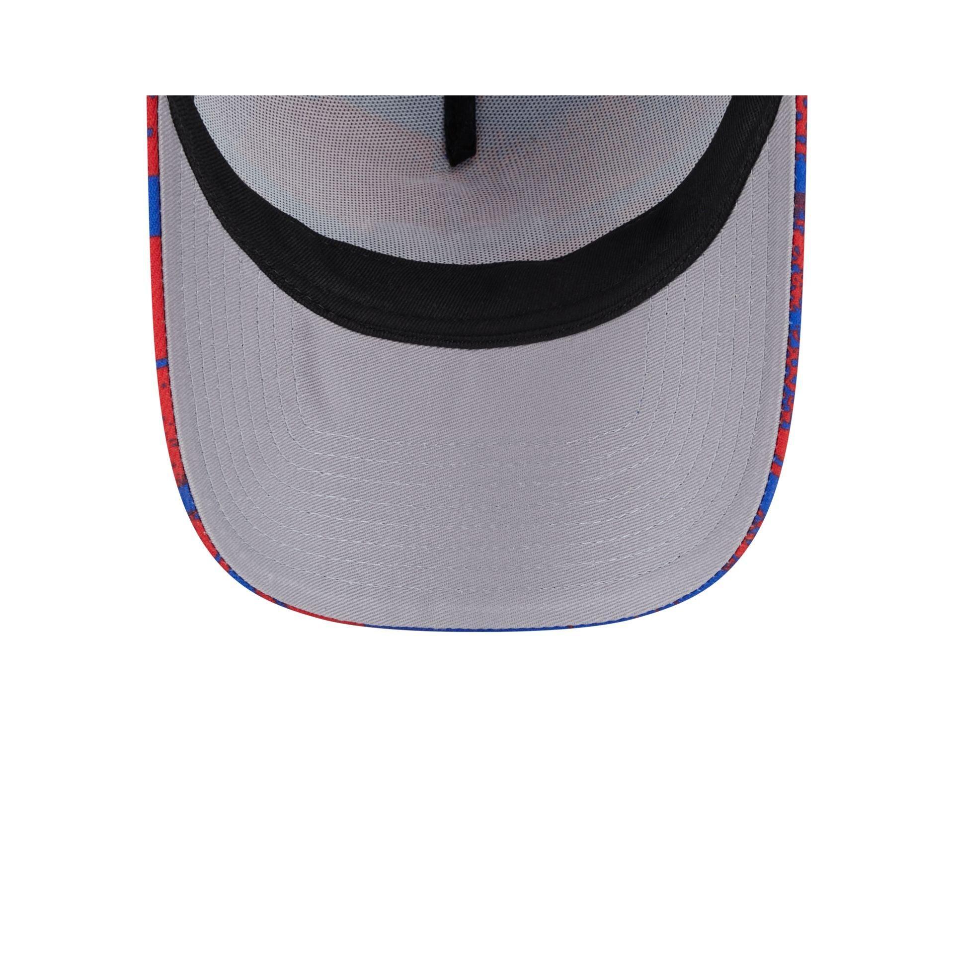 Philadelphia 76ers 2024 Tip-Off 9FORTY A-Frame Trucker Hat Male Product Image